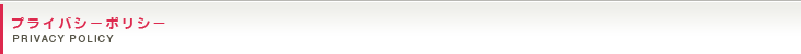 プライバシーポリシー